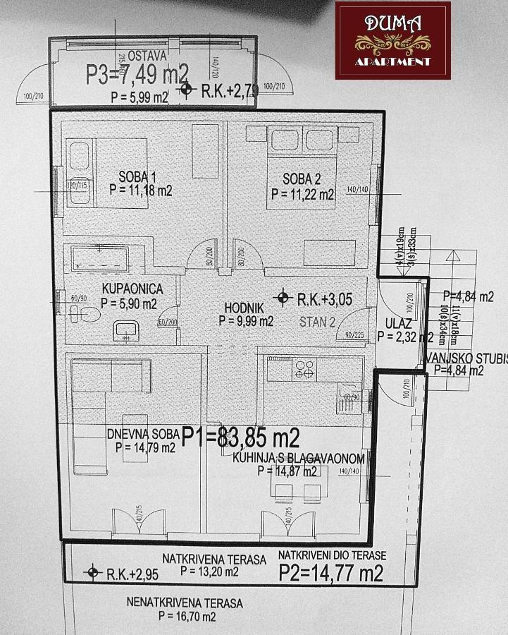 Apartment "Duma" Трогир Экстерьер фото